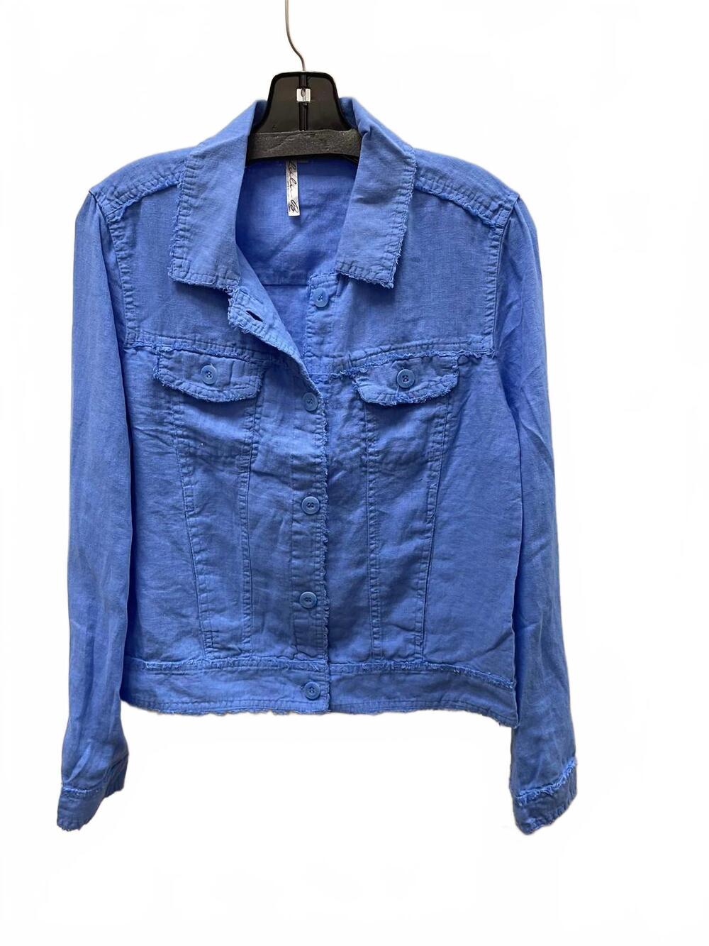 NEW LULU-B women's travel jacket in periwinkle